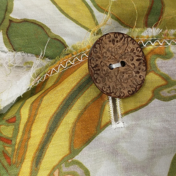 Maliparmi Wild Mod Print Lightweight Cotton Blazer Jacket Tropical Colorful Fun - Picture 8 of 14